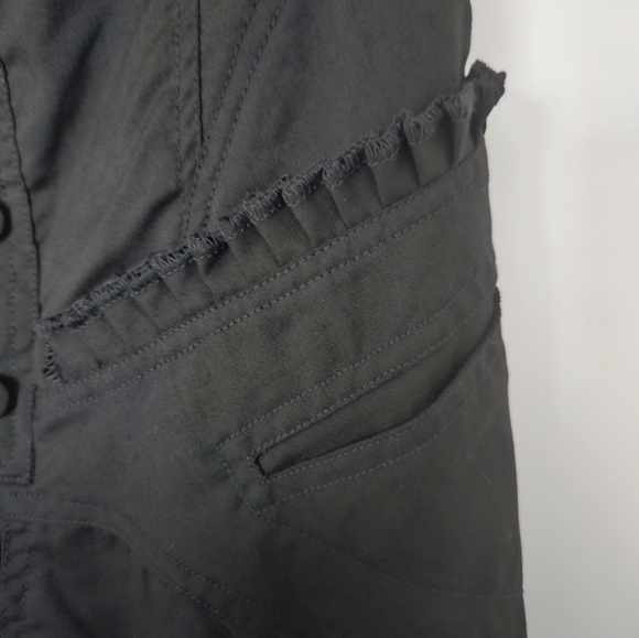 Heavy Red Black and White Gothic Tea Dress - Picture 3 of 7